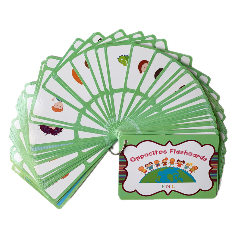 Kids Educational Gadget - The 100 Groups Opposites Flashcards English