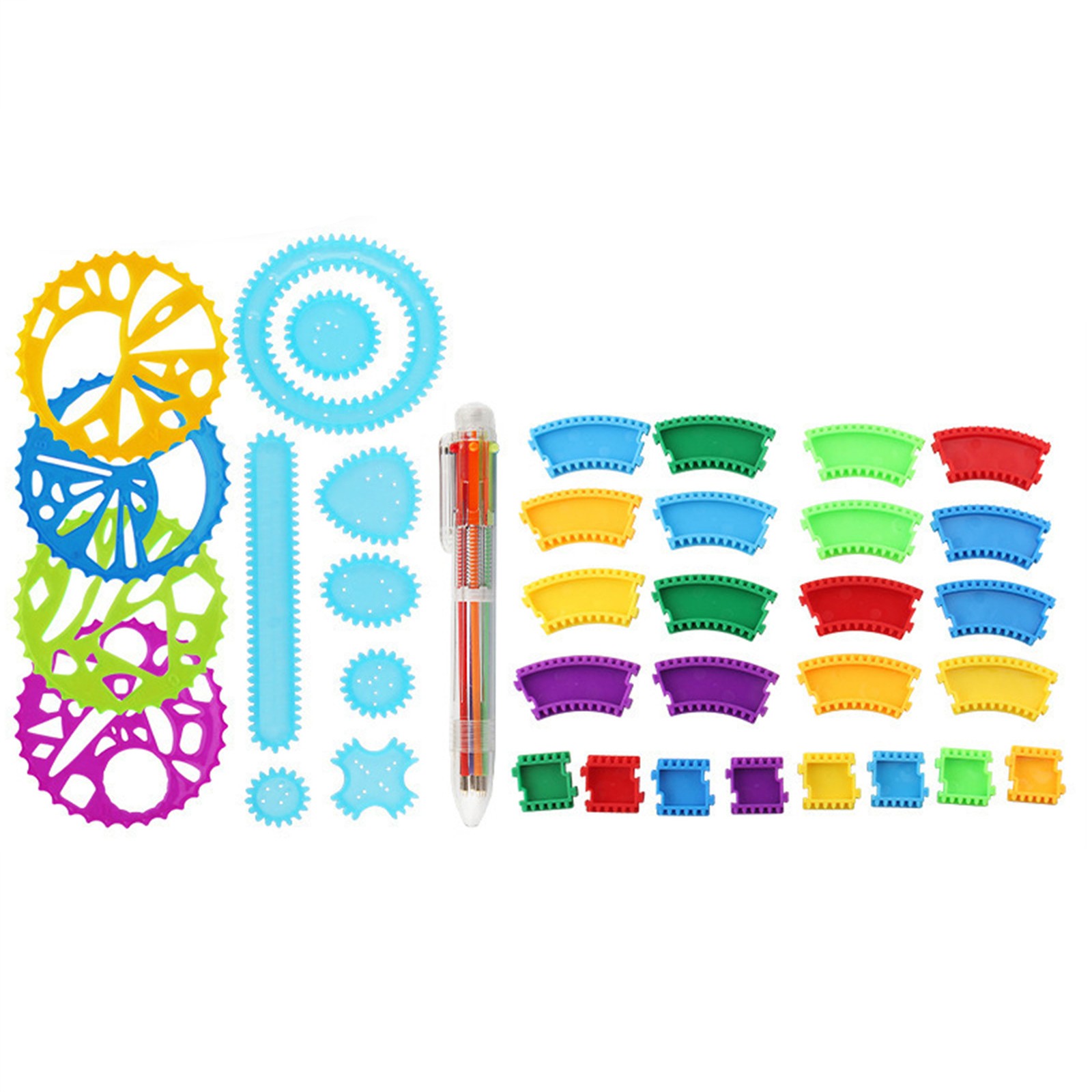 Colorful Spirograph Set Kids M - Kids Education Drawing ulasan dan harga
