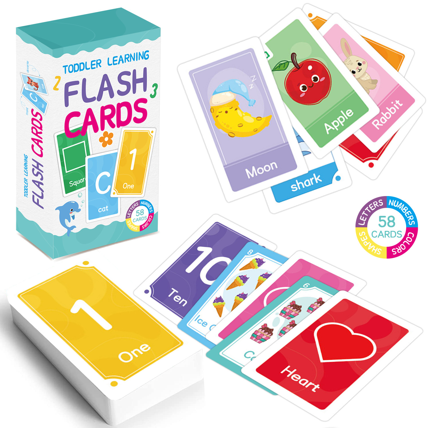 58 Pcs ABC Alphabet Flashcards - Free Educational Games For Kids ulasan dan harga