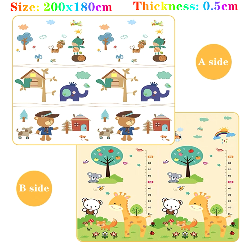 Thickness 0.5cm 200*180cm Baby - Kids Education Allowance ulasan dan harga