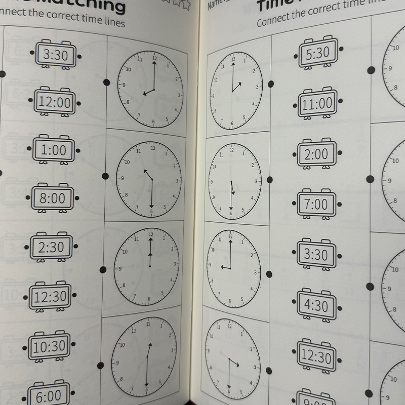 Telling Time Workbook Kids Clo - Kids Educational Workbooks ulasan dan harga