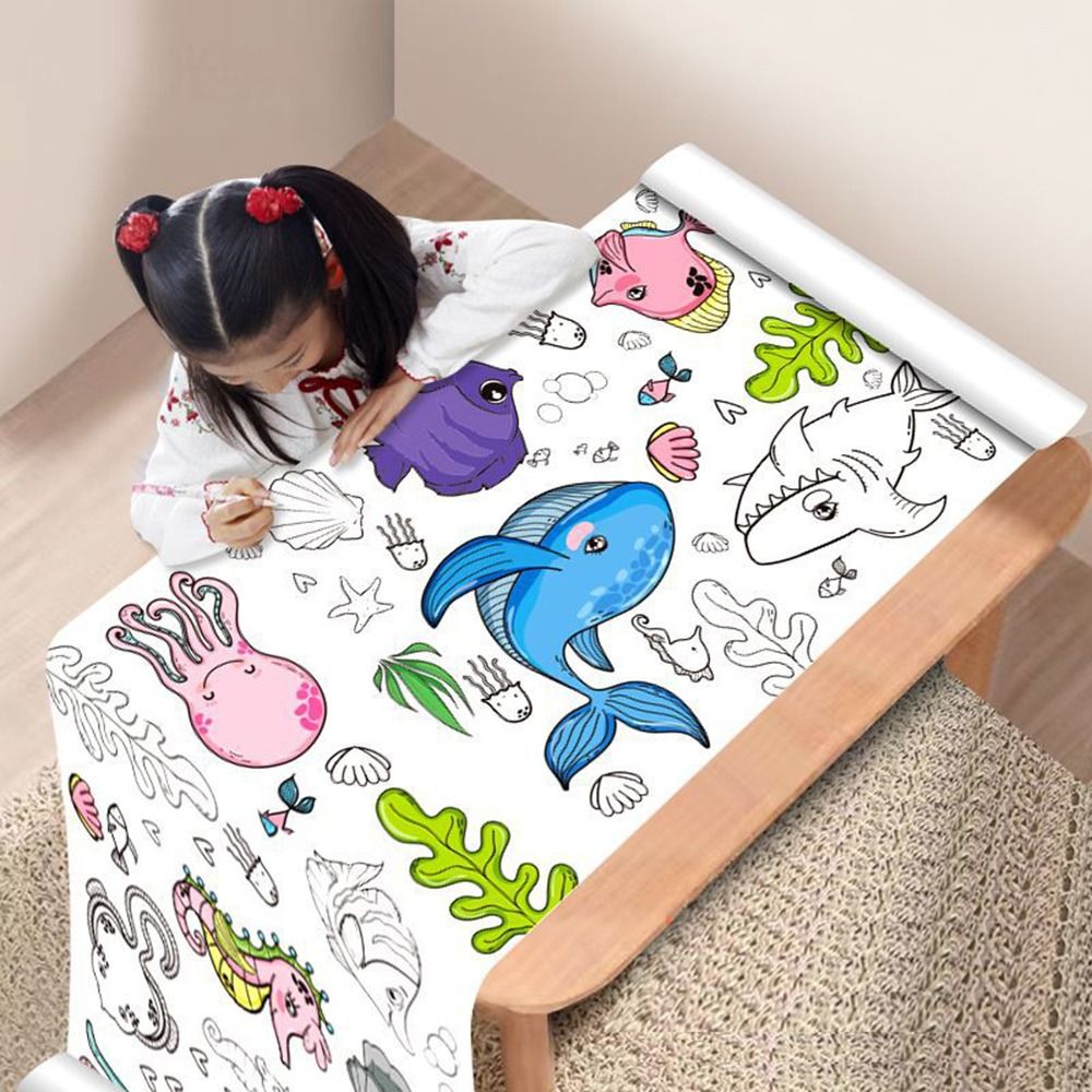 Wall Sticker Graffiti Scrolls  - Kids Educational Workbooks ulasan dan harga