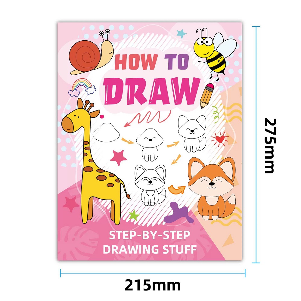 How To Draw Animal Cartoon Ske - Kids Early Education Books ulasan dan harga