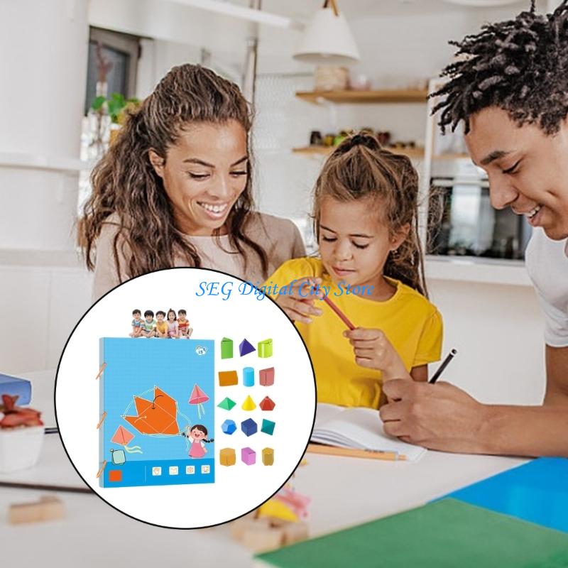 U75B Educational Geometry Work - Kids Educational Workbooks ulasan dan harga