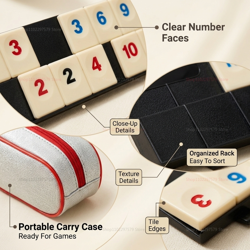 2026 New Rummy Cube Game Set w - Kids Education Plan ulasan dan harga