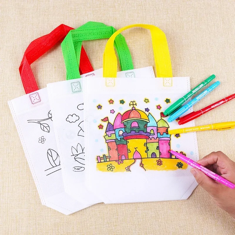 1-10pcs Sets DIY Graffiti Bag  - Kids Educational Workbooks ulasan dan harga