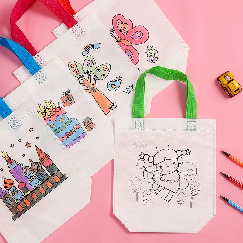 1-10pcs Sets DIY Graffiti Bag  - Kids Educational Workbooks ulasan dan harga