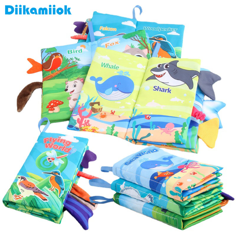 New Baby Cloth Books Visual an - Kids Early Education Books ulasan dan harga
