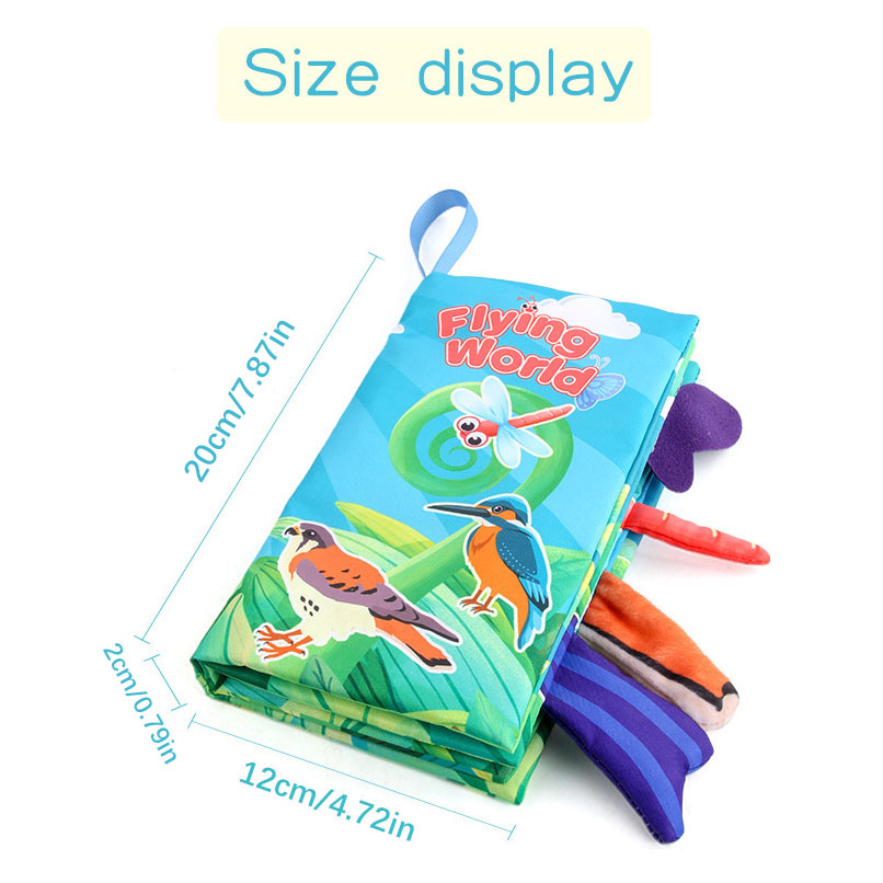 New Baby Cloth Books Visual an - Kids Early Education Books ulasan dan harga