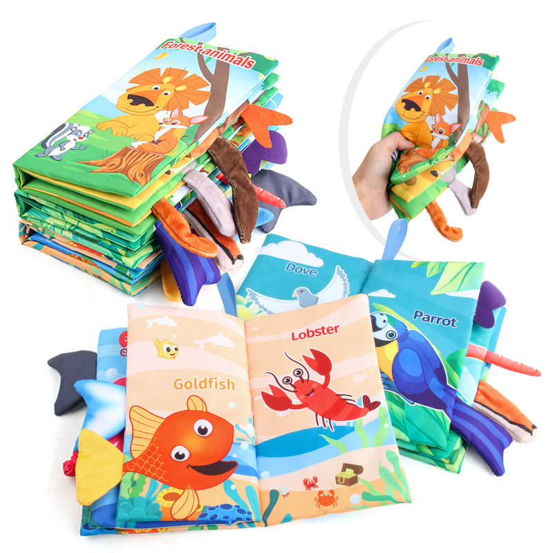 New Baby Cloth Books Visual an - Kids Early Education Books ulasan dan harga