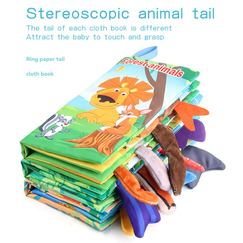 New Baby Cloth Books Visual an - Kids Early Education Books ulasan dan harga