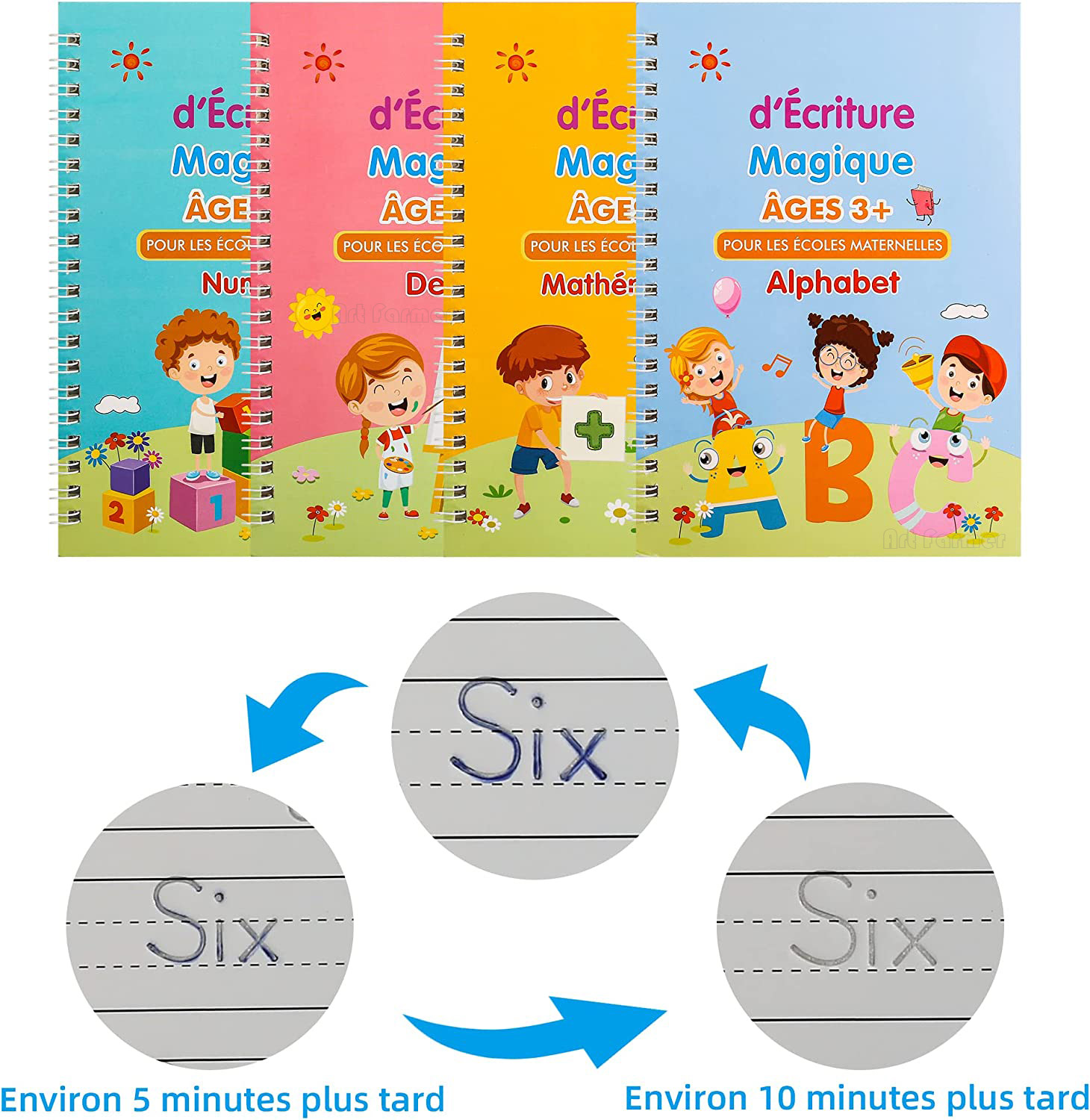 Magic French Copy Book Groove  - Kids Educational Workbooks ulasan dan harga