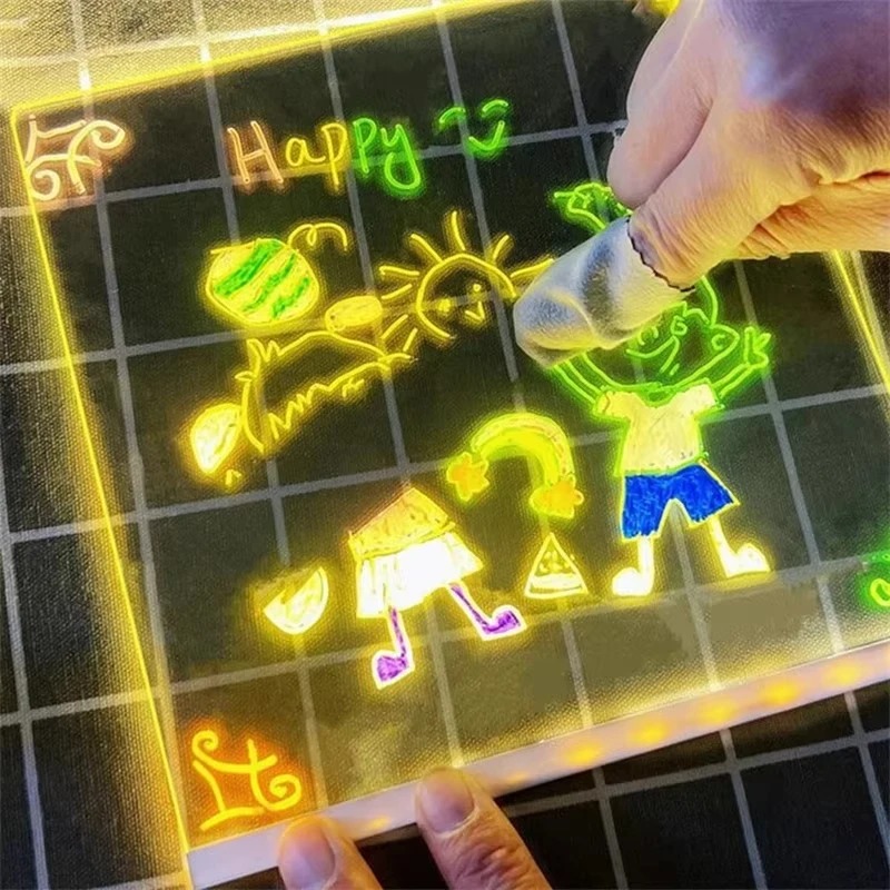 Magic Glow Kids Drawing Board: - Kids Education Age ulasan dan harga