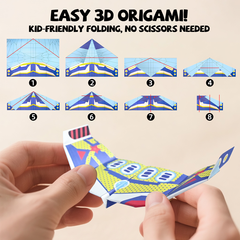 36 Sheets Paper Airplane Origa - Free Educational Games For Kids ulasan dan harga