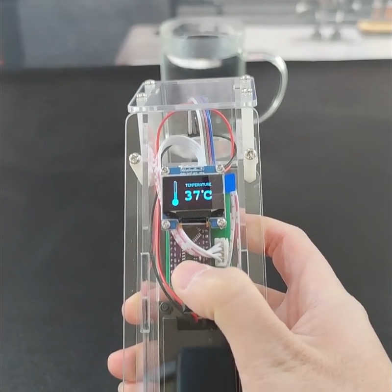 Acrylic Forehead Thermometer w - Coding Robot Toy ulasan dan harga