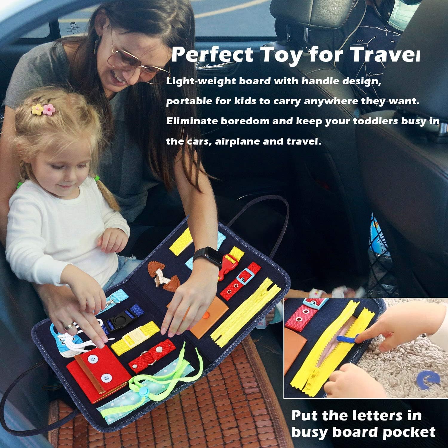 Sensory Play Board Busy Board  - Kids Educational Gadget ulasan dan harga