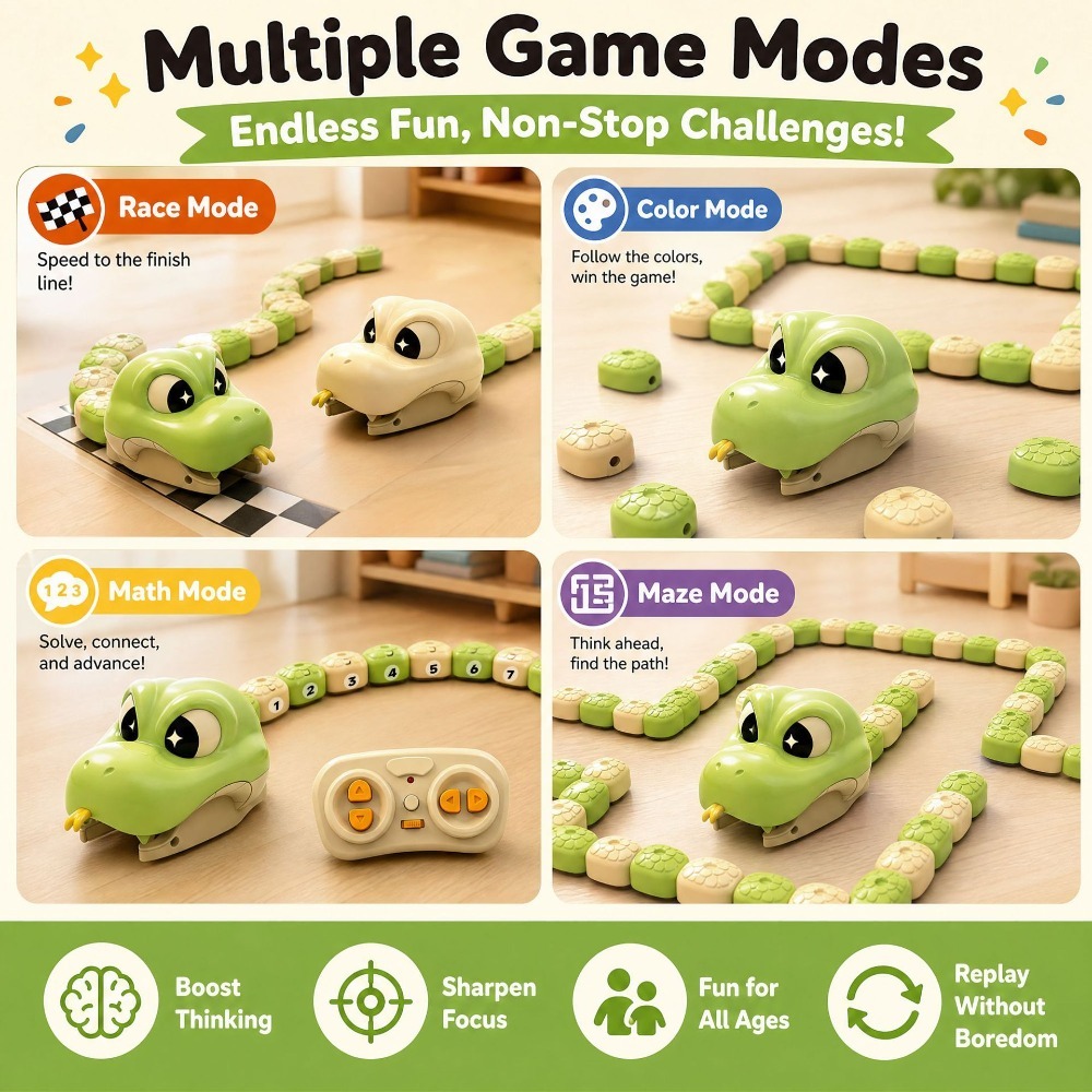 Remote Controlled Greedy Snake - Kids Educational Gadget ulasan dan harga