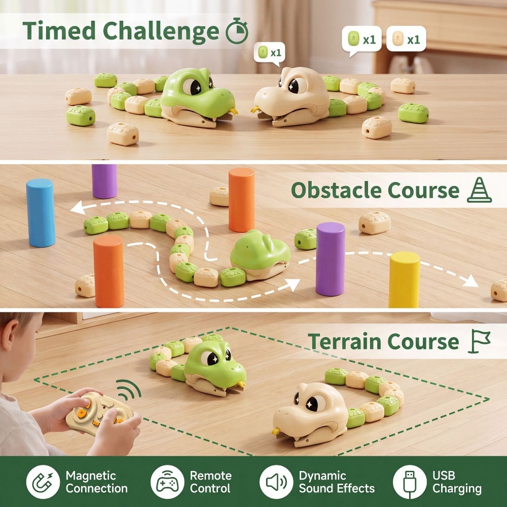 Remote Controlled Greedy Snake - Kids Educational Gadget ulasan dan harga