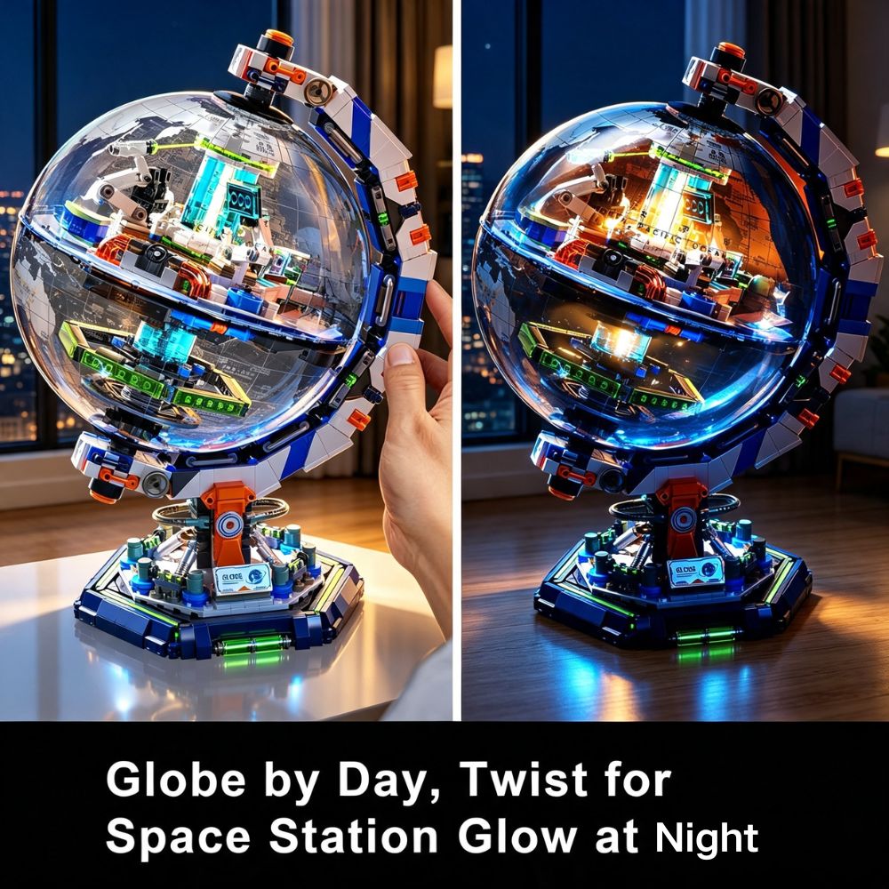 KAVOWORLD 1793pcs Space Statio - Puzzle Map World ulasan dan harga