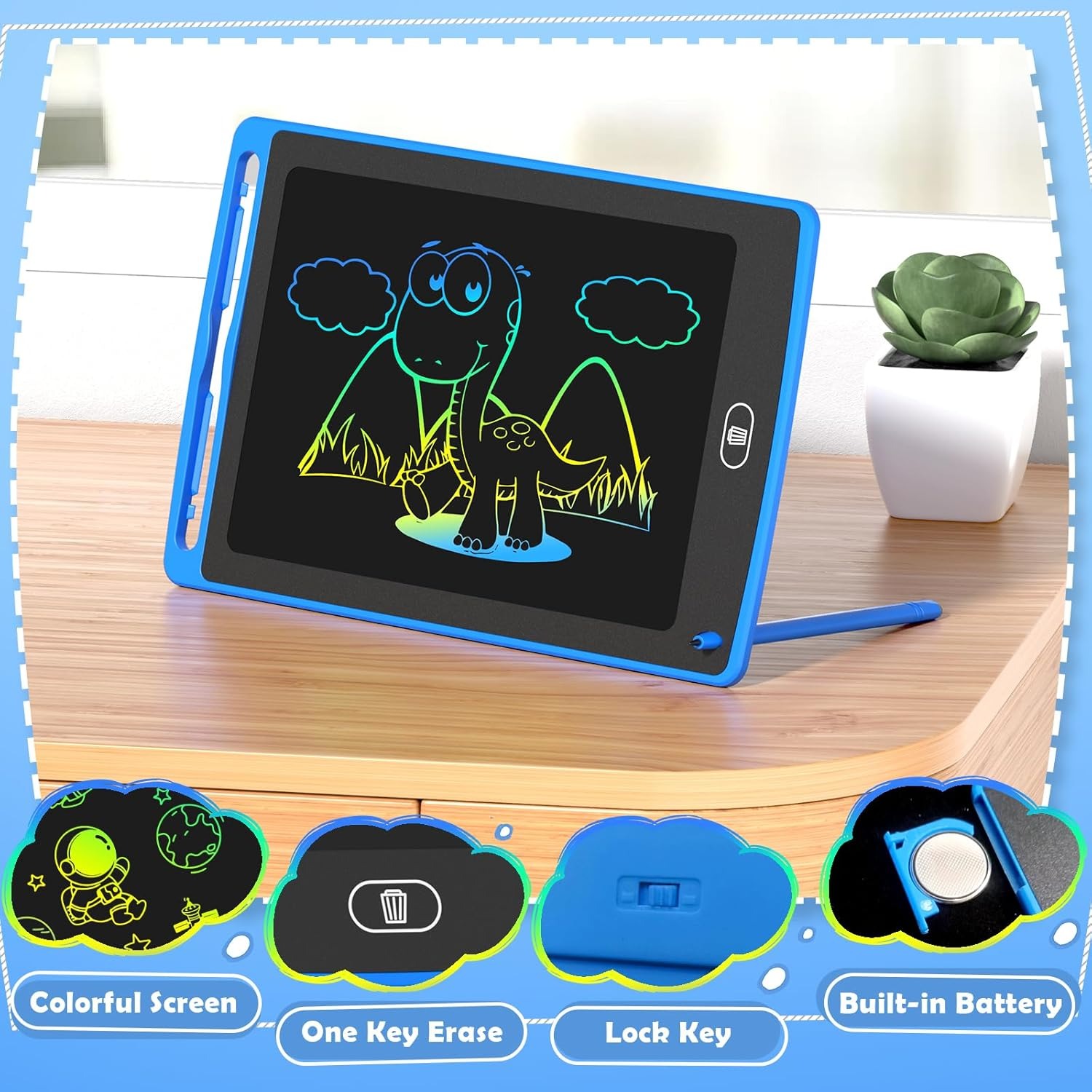 Pack LCD Writing Tablet for Ki - Kids Educational Gadget ulasan dan harga