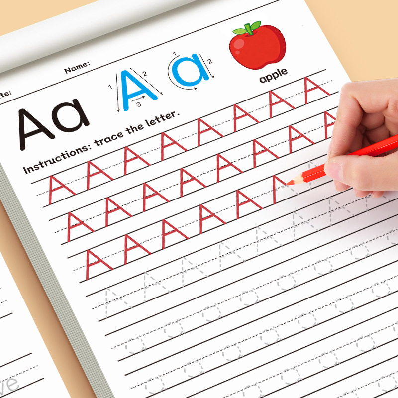 26 Alphabet Tracing Letter Wor - Kids Educational Workbooks ulasan dan harga