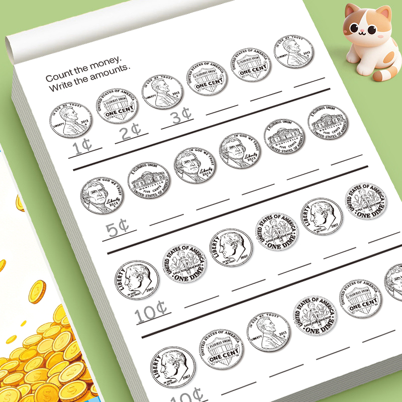 Preschool Kids Counting Money  - Kids Educational Workbooks ulasan dan harga