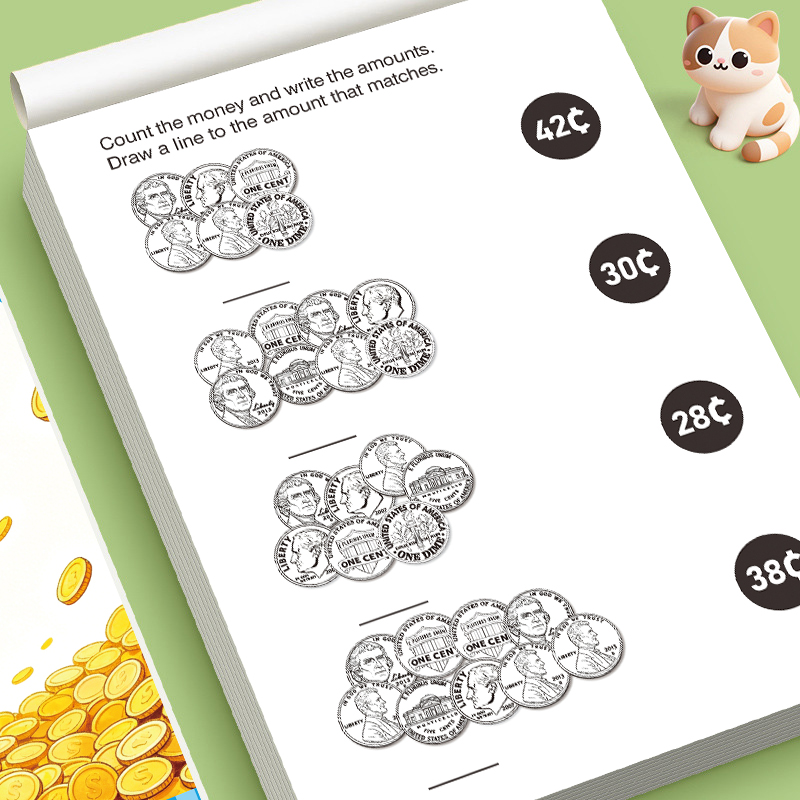 Preschool Kids Counting Money  - Kids Educational Workbooks ulasan dan harga