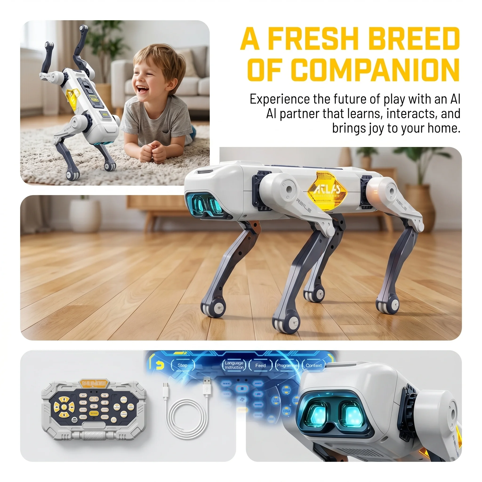 AI Smart Robot Dog, Voice & AP - Free Educational Games For Kids ulasan dan harga