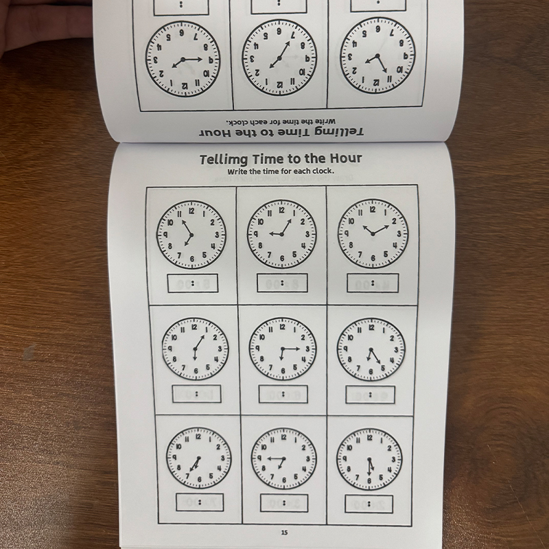 Telling Time Workbook for Kids - Kids Education Age ulasan dan harga