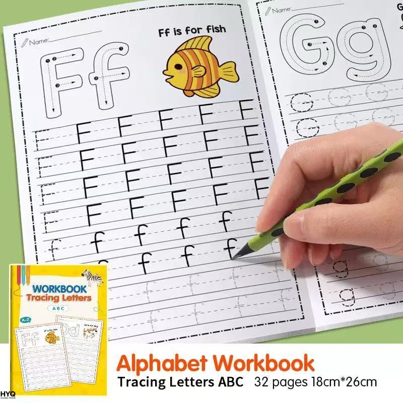 Children Calligraphy 26 Alphab - Kids Educational Workbooks ulasan dan harga