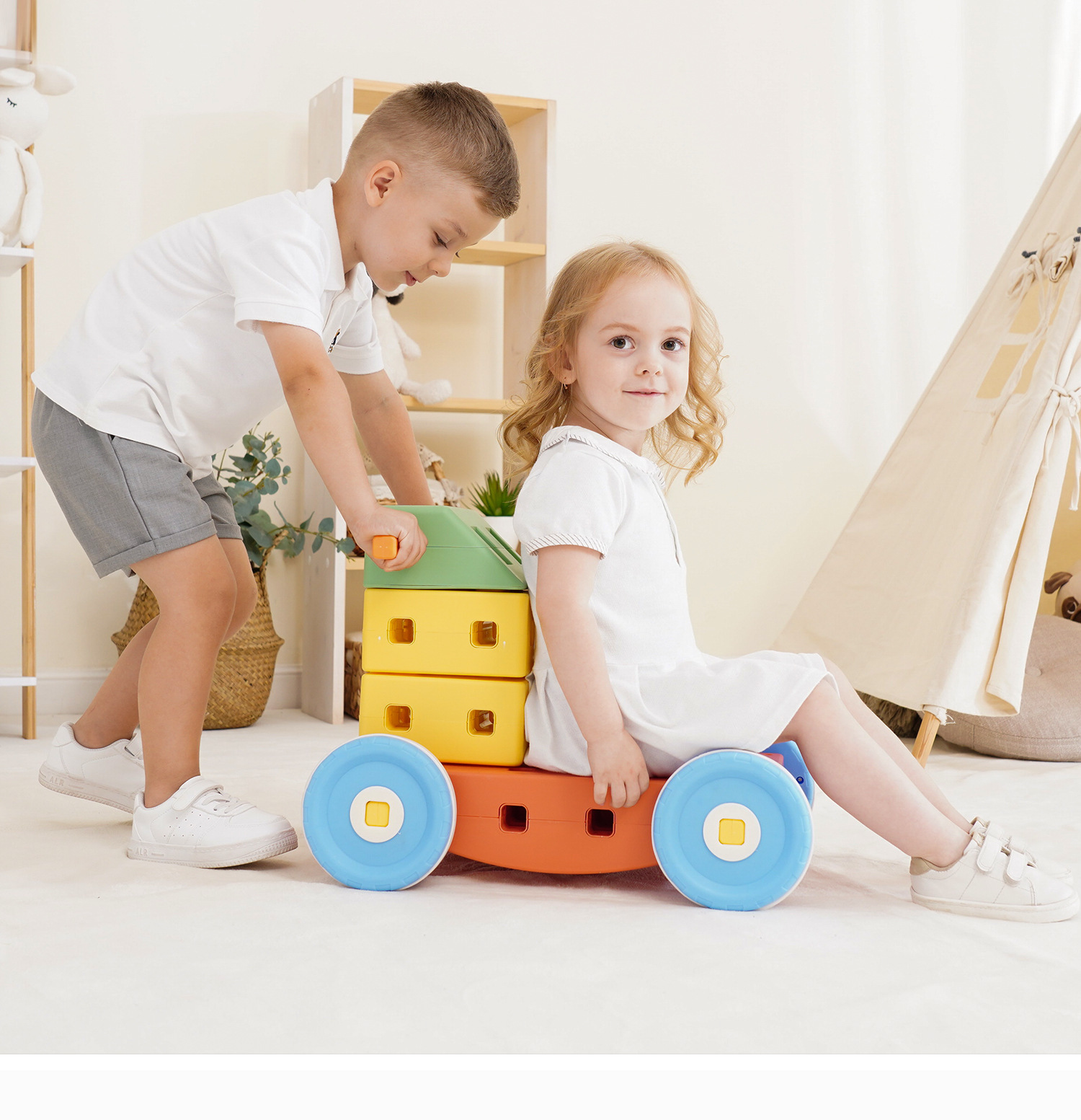 Toddler DIY Building Blocks wi - Kids Education Age ulasan dan harga